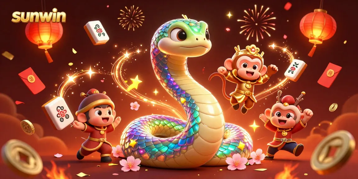 Experience thrilling gameplay at Sunwin with vibrant visuals of exciting casino games and dynamic characters.